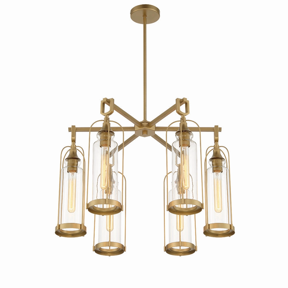 Yasmin 27" 6 Light Outdoor Chandelier