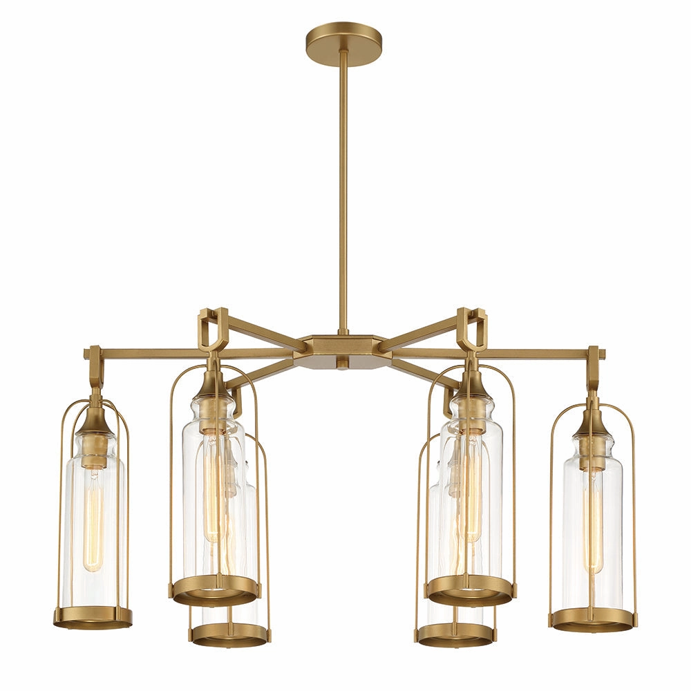 Yasmin 35" 6 Light Outdoor Chandelier