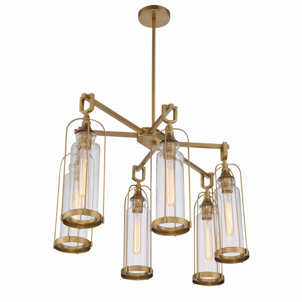 Yasmin 35" 6 Light Outdoor Chandelier