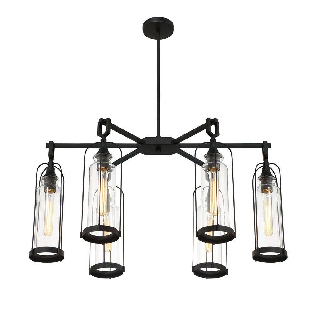 Yasmin 35" 6 Light Outdoor ChandelierWeatherproof outdoor lighting