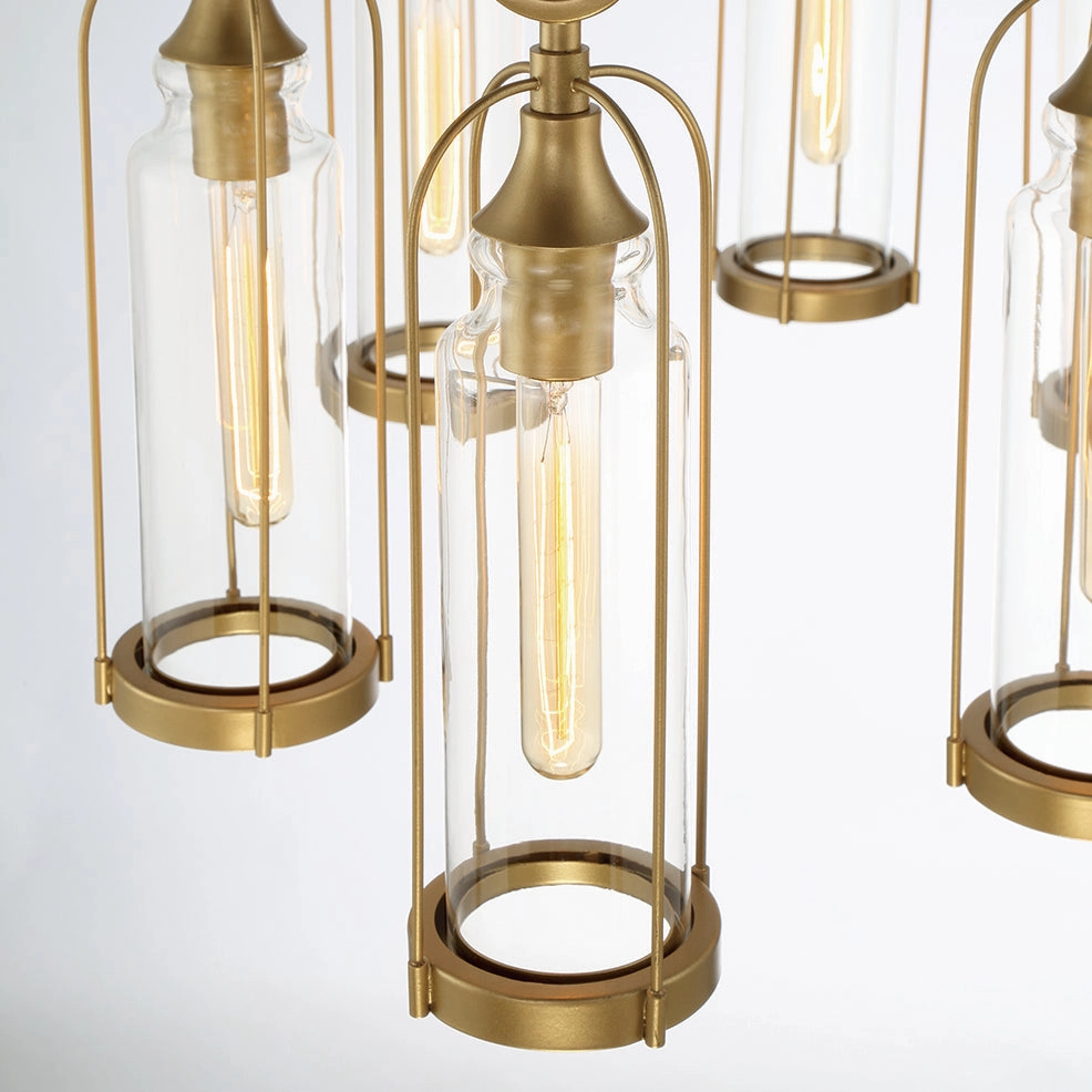 Yasmin 35" 6 Light Outdoor Chandelier