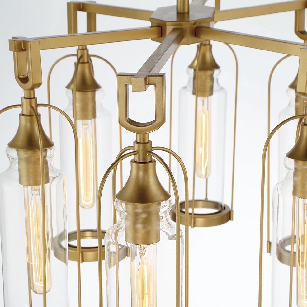 Yasmin 35" 6 Light Outdoor Chandelier