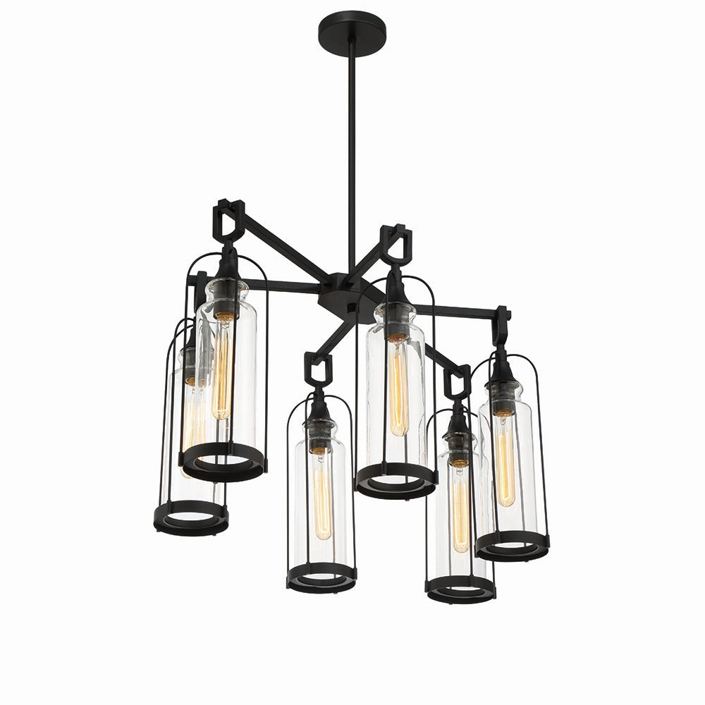 Yasmin 35" 6 Light Outdoor Chandelier