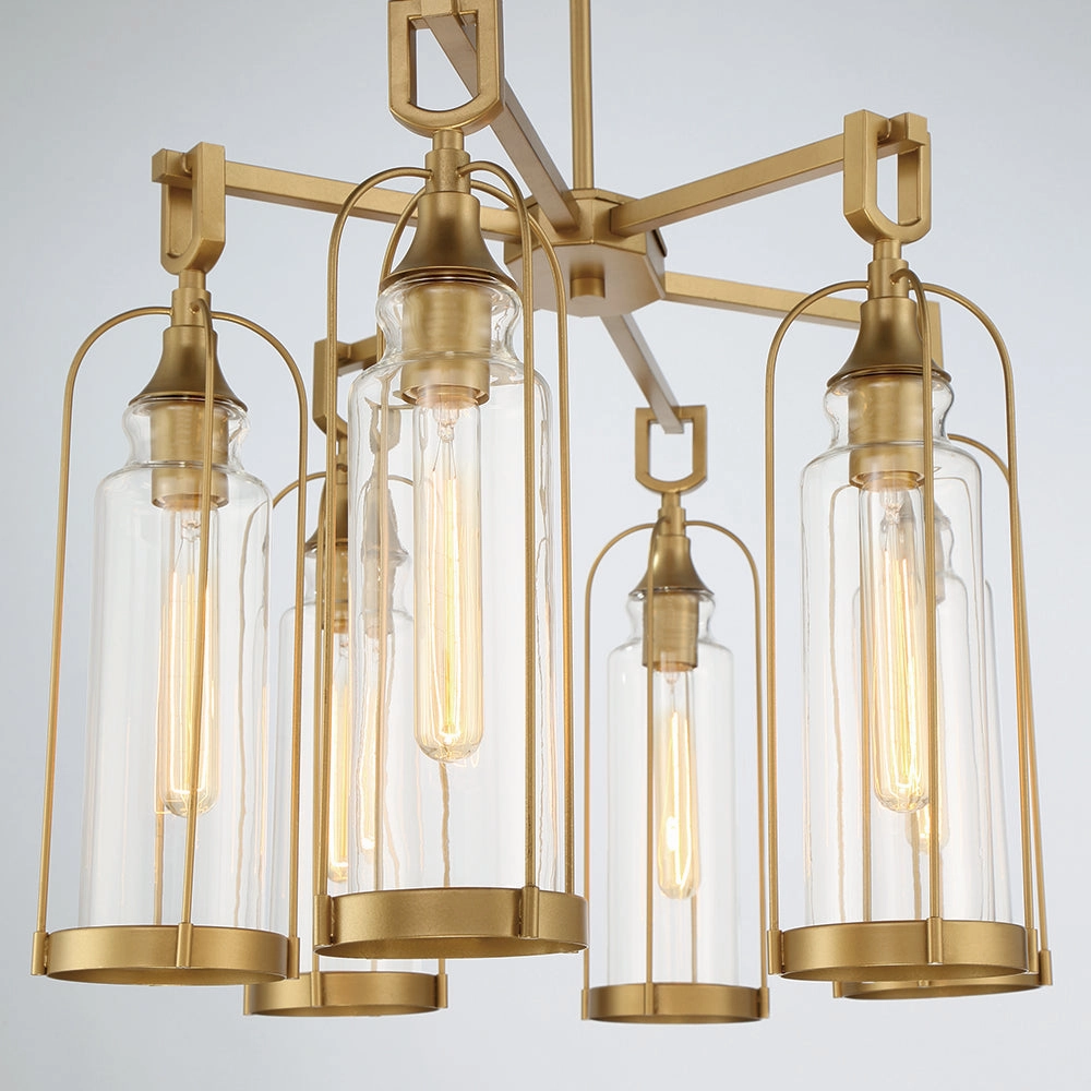 Yasmin 35" 6 Light Outdoor Chandelier