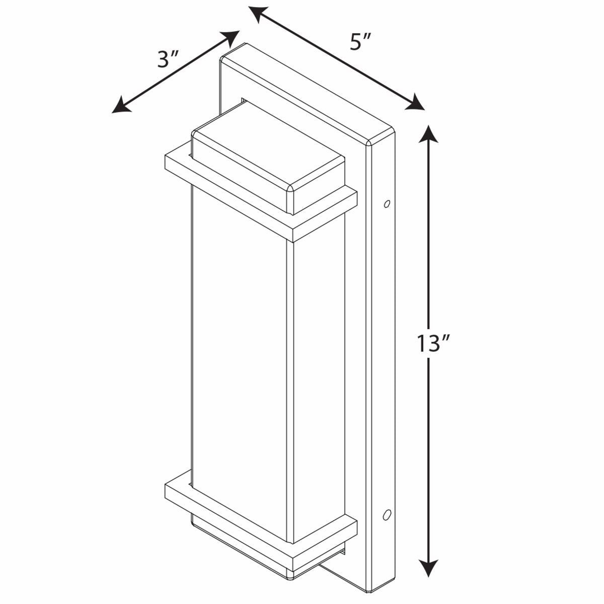 Z-1080 Led LED Outdoor Wall Sconce Metallic Gray