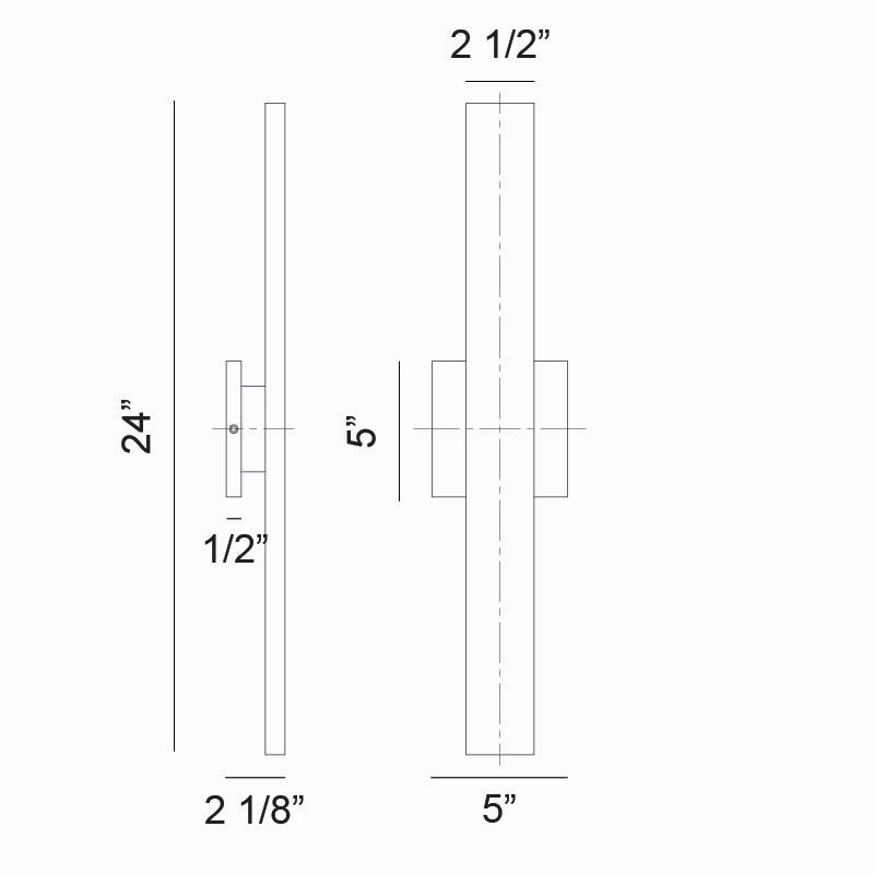 Zayden 2-Light Outdoor Wall Light