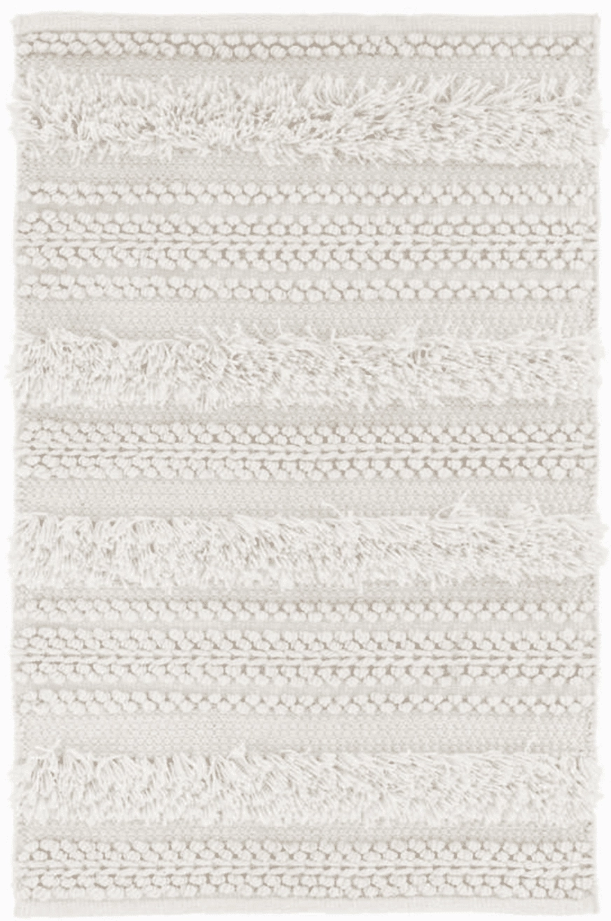 Zhara Striped Ivory - Indoor/Outdoor Rugwaterproof outdoor patio rug
