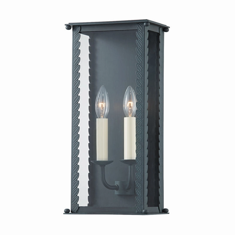 Zuma Two Light Outdoor Wall Sconce VerdigrisOutdoor wall sconces with motion sensor